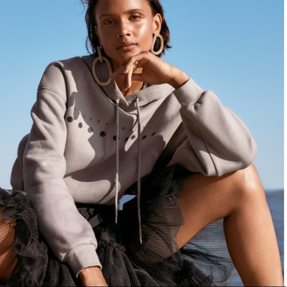 NWT Sandra Mansour H&M Printed Hoodie